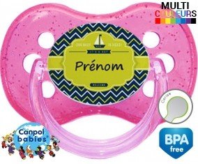 Matelot marin + prénom: Sucette Cerise-su7.fr