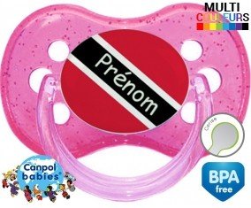 Personnalisee trinidad et tobago + prénom: Sucette Cerise-su7.fr
