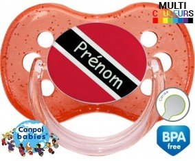 Personnalisee trinidad et tobago + prénom: Sucette Cerise-su7.fr