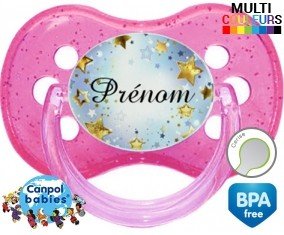 Étoile et ciel + prénom: Sucette Cerise-su7.fr