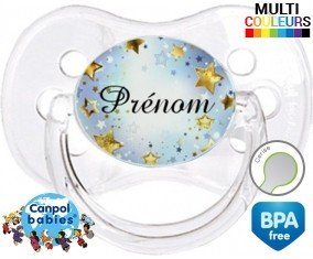 Étoile et ciel + prénom: Sucette Cerise-su7.fr