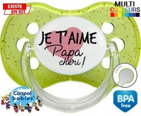 Je t'aime papa chéri style1: Sucette Cerise-su7.fr