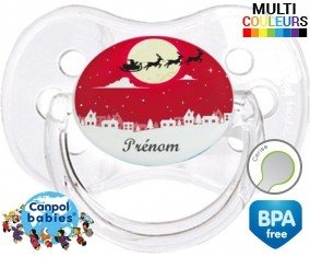 Noël renne + prénom: Sucette Cerise-su7.fr
