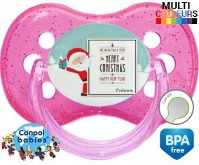 Père noël style2 + prénom: Sucette Cerise-su7.fr