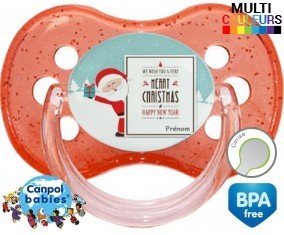 Père noël style2 + prénom: Sucette Cerise-su7.fr