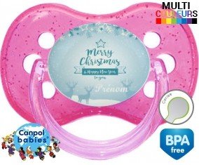 Christmas rennes + prénom: Sucette Cerise-su7.fr
