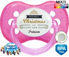 Merry christmas style2 + prénom: Sucette Cerise-su7.fr