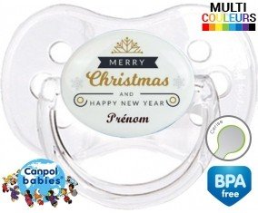 Merry christmas style2 + prénom: Sucette Cerise-su7.fr