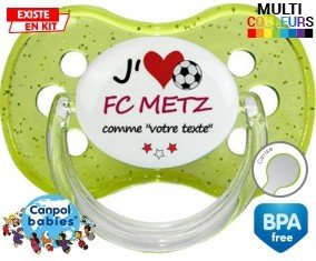 J'aime fc metz + prénom : Sucette Cerise