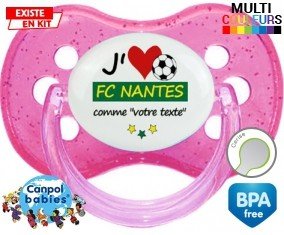 J'aime fc nantes + prénom: Sucette Cerise-su7.fr