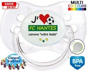 J'aime fc nantes + prénom: Sucette Cerise-su7.fr