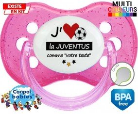 J'aime la juventus + prénom: Sucette Cerise-su7.fr