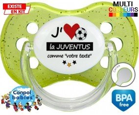 J'aime la juventus + prénom: Sucette Cerise-su7.fr