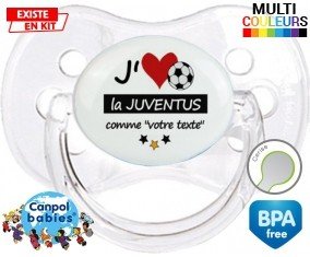 J'aime la juventus + prénom: Sucette Cerise-su7.fr