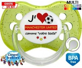 J'aime manchester united + prénom: Sucette Cerise-su7.fr