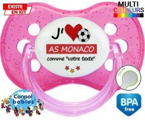 J'aime as monaco + prénom: Sucette Cerise-su7.fr