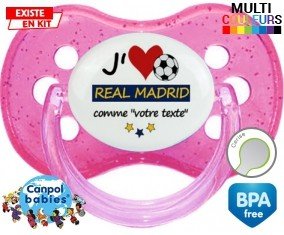 J'aime real madrid + prénom: Sucette Cerise-su7.fr
