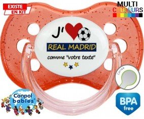 J'aime real madrid + prénom: Sucette Cerise-su7.fr