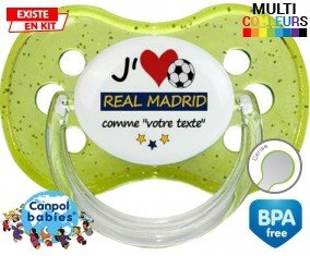 J'aime real madrid + prénom: Sucette Cerise-su7.fr