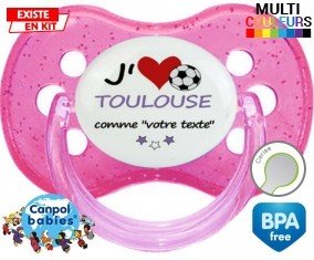J'aime toulouse + prénom: Sucette Cerise-su7.fr