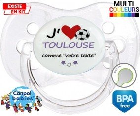 J'aime toulouse + prénom: Sucette Cerise-su7.fr