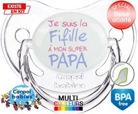 Je suis la fifille à mon super papa: Sucette Physiologique-su7.fr