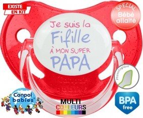 Je suis la fifille à mon super papa: Sucette Physiologique-su7.fr