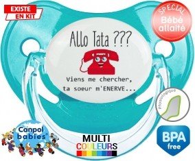 Tetine Allo tata embout Physiologique personnalisée