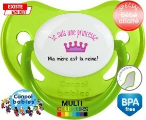 Je suis une princesse Ma mère est la reine: Sucette