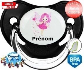 Fée rose (fille) + prénom: Sucette Physiologique-su7.fr