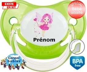 Fée rose (fille) + prénom: Sucette Physiologique-su7.fr