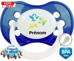 Oiseaux style1 + prénom: Sucette Anatomique-su7.fr