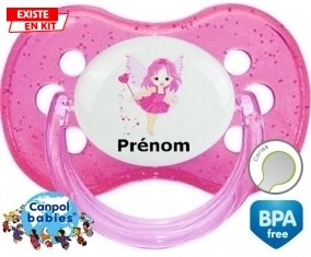 Fée rose (fille) + prénom: Sucette Cerise-su7.fr