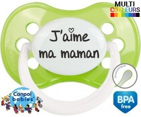 J'aime ma maman (visuel): Sucette Anatomique-su7.fr