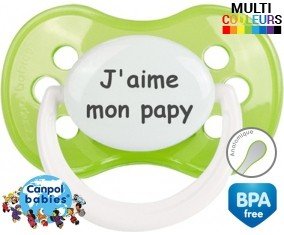 J'aime mon papy: Sucette Anatomique-su7.fr