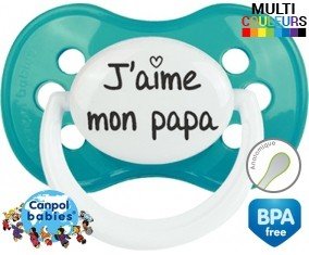 J'aime mon papa (visuel): Sucette Anatomique-su7.fr