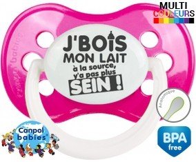 Je bois mon lait à la source style1: Sucette Anatomique-su7.fr