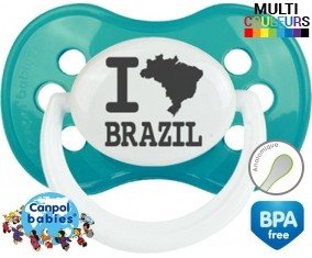 Originale i love brazil: Sucette Anatomique-su7.fr