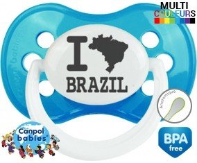 Originale i love brazil: Sucette Anatomique-su7.fr