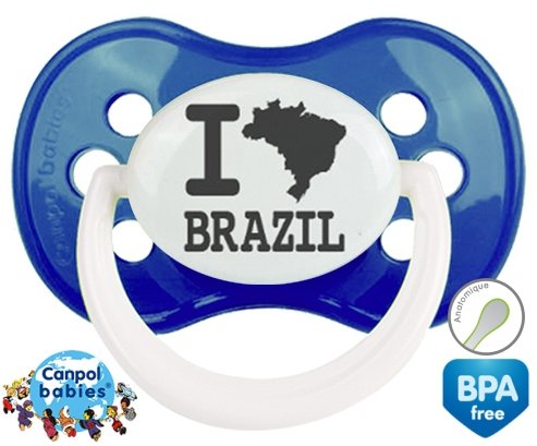 Originale i love brazil: Sucette Anatomique-su7.fr