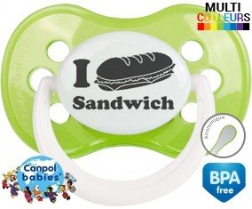 Originale i love sandwich: Sucette Anatomique-su7.fr