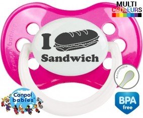 Originale i love sandwich: Sucette Anatomique-su7.fr