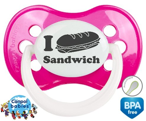 Originale i love sandwich: Sucette Anatomique-su7.fr