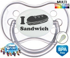 Originale i love sandwich: Sucette Anatomique-su7.fr