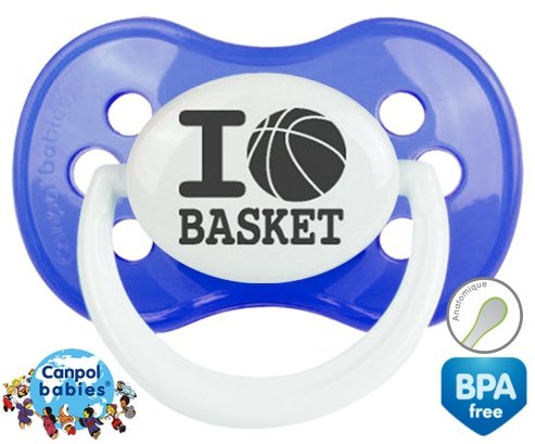 Originale i love basket: Sucette Anatomique-su7.fr