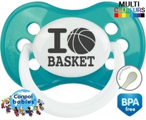Originale i love basket: Sucette Anatomique-su7.fr