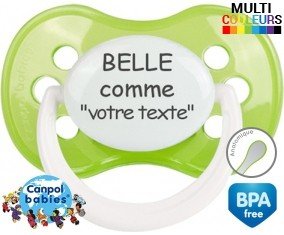 Belle comme... + prénom: Sucette Anatomique-su7.fr