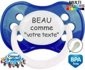 Beau comme... + prénom: Sucette Anatomique-su7.fr