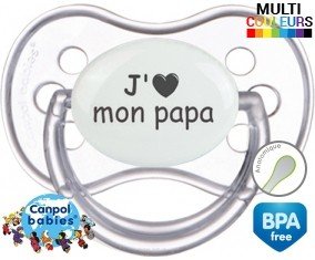 Coeur j'aime mon papa: Sucette Anatomique-su7.fr