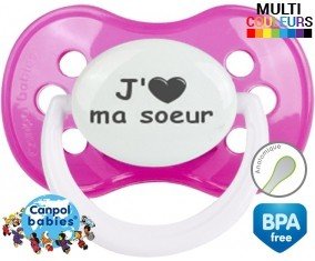 Coeur j'aime ma soeur: Sucette Anatomique-su7.fr